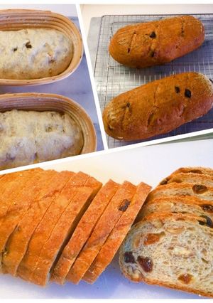 Foto di Pane alle nocciole, noci pecan e uvetta
