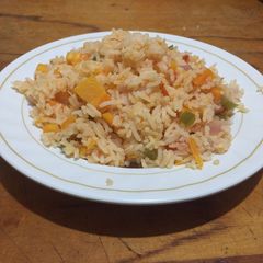 Vegetable rice A picture of Vegetable rice.
