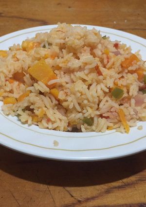 A picture of Vegetable rice.