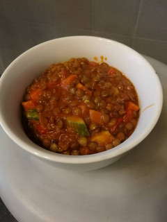 Una foto de Guiso de Lentejas Vegetariano