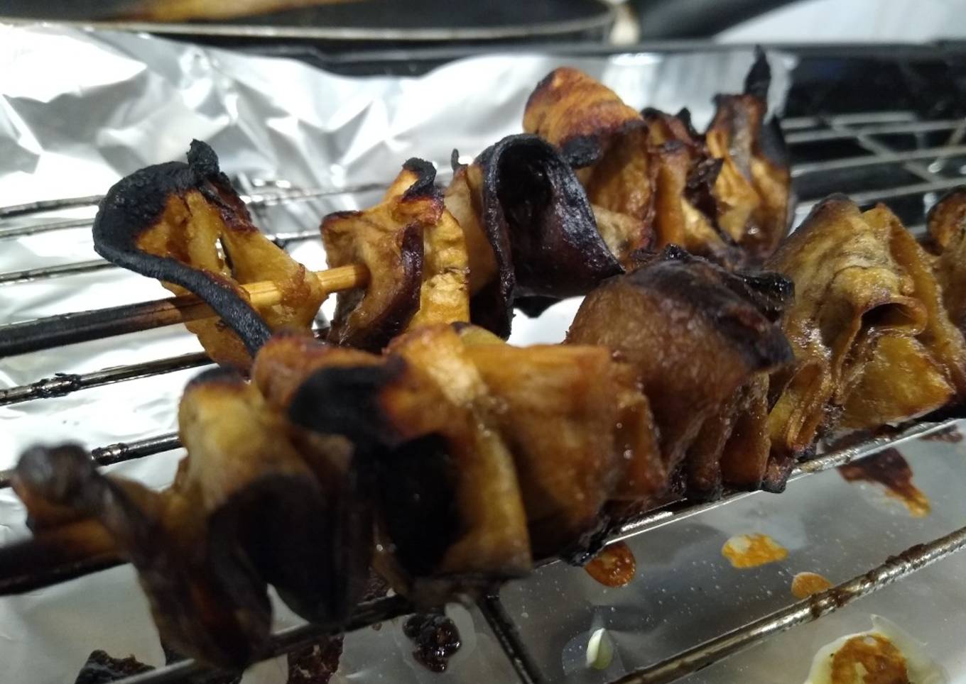 Aubergine Satay Skewers