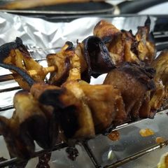 A picture of Aubergine Satay Skewers.
