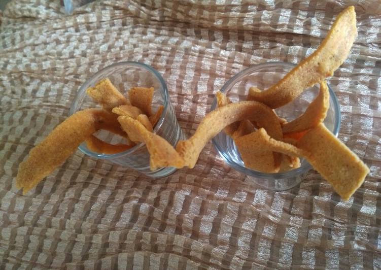 Steps to Make Favorite Ribbon pakoda