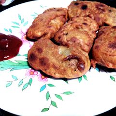 A picture of Tortilla/ Roti Pakodas.