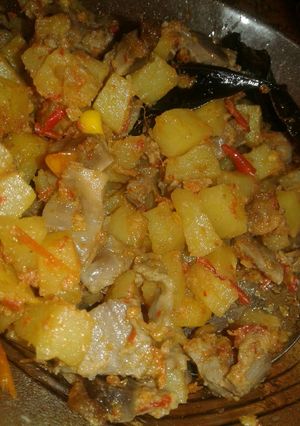 Foto resep Sambal goreng kentang ampela endess