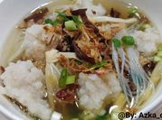 Gambar tekwan ikan tenggiri
