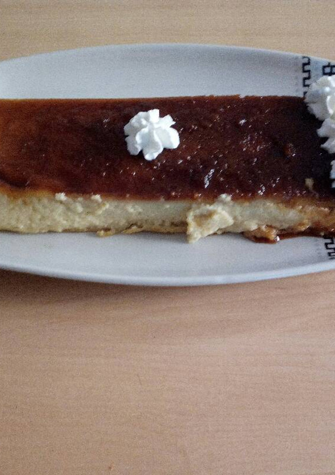 Una foto de Flan de galletas