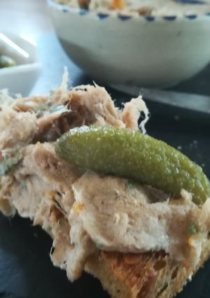 A picture of Pork Rillettes.