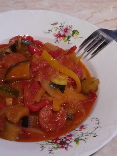 Cukkinis-padlizsános lecsó, ahogy én készítem recept fotója
