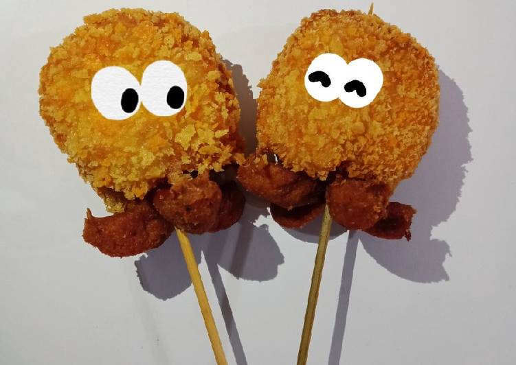 makanan Corndog Baby Squid yang bikin betah