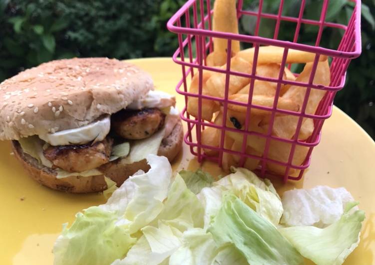 Recipe: Tasty Burger poulet chèvre miel