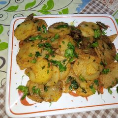 A picture of Potato Chilli Fry.