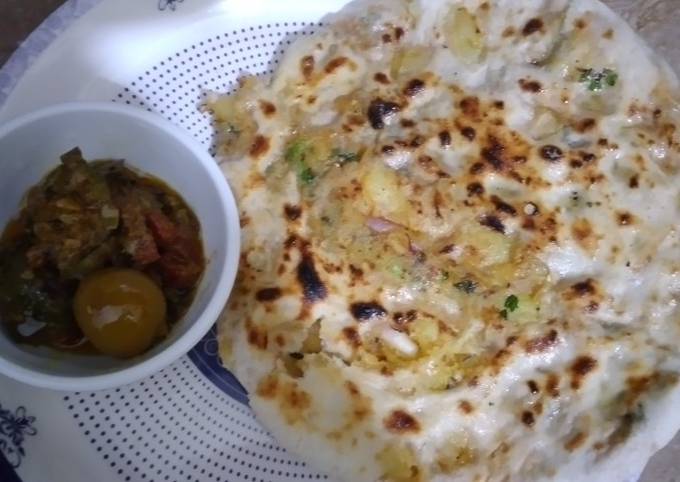 Tandoori aloo wala Naan recipe Recipe by Ali Jee - Cookpad