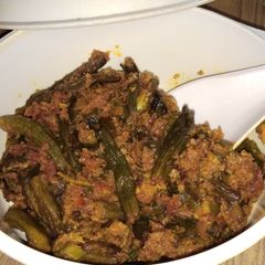 A picture of Masala Bhindi.