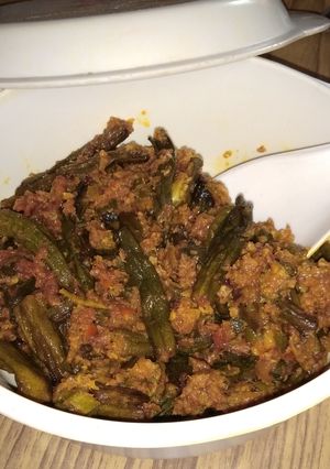 A picture of Masala Bhindi.
