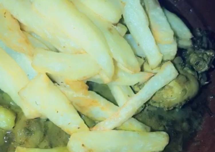 طاجين بالفريت المقلي