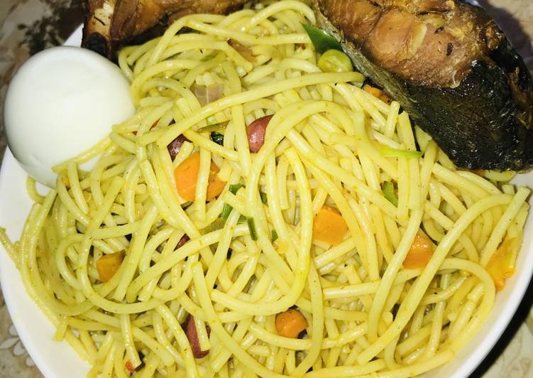Easiest Way to Prepare Favorite Title : Veggies Fried Spaghetti | This is Recipe So Tasty You Must Undertake Now !!