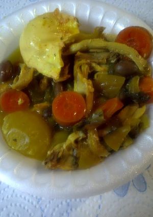 A picture of Clean out the Pantry chicken soup.