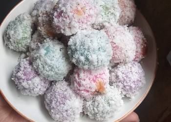 Mudah Cepat Memasak Klepon colorfull ala mbak ephi Ala Warung