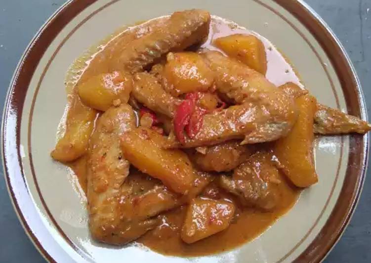 Resep Ayam pedas kuah santan yang enak