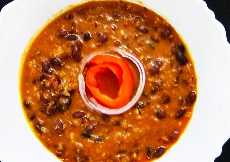 Steps to  Resturant Style Rajma Curry