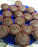 MUFFINS de FRUTOS SECOS y CHOCOLATE sin harina ni lácteos
