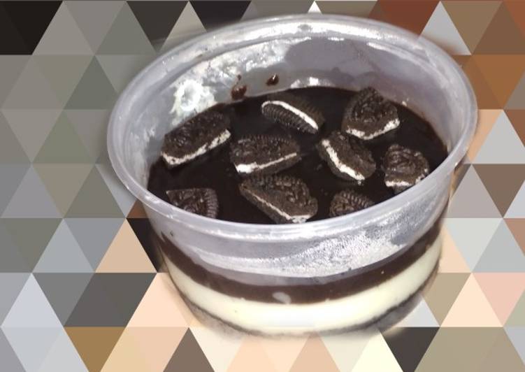Resep Puding Oreo Coklat Lumer