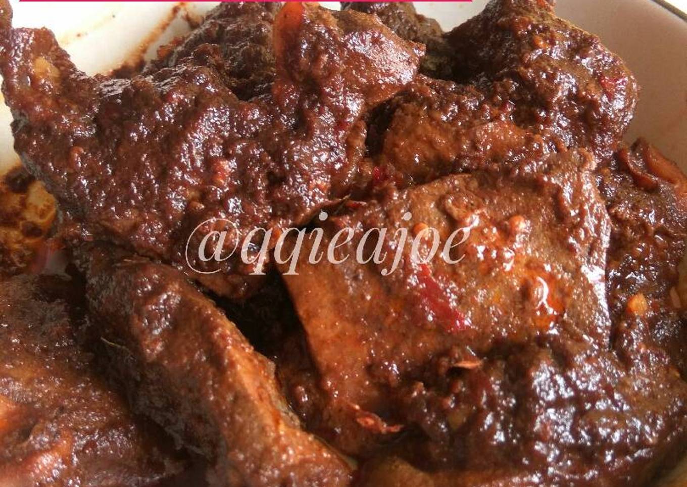 Ati Sapi bumbu Rendang