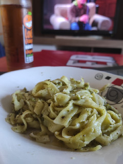 Una foto de Fettuccine con salsa de brócoli