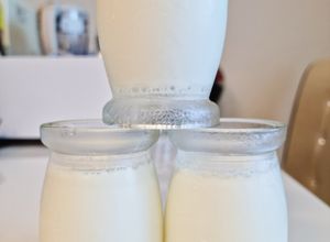 Hình của món Sữa Chua Úp Ngược Bằng Nồi Instant Pot.