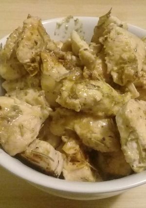 Una foto de Pollo con especias