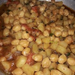 A picture of Chana masala.