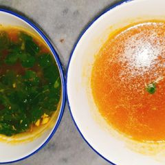 Drumstick /Moringa leaves soup A picture of Drumstick /Moringa leaves soup.