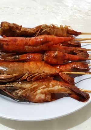 Foto resep Udang bakar asam manis