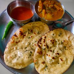 A picture of Wheat Naan.
