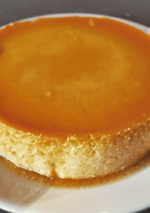 Una foto de Flan de elote