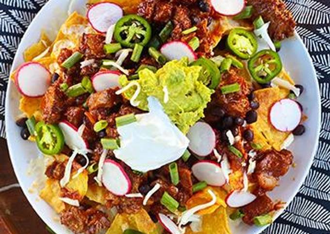 Easiest Way to Prepare Perfect Chile Braised Wagyu Short Ribs Nachos