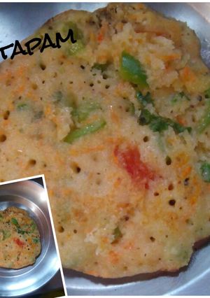 A picture of Uttapam.