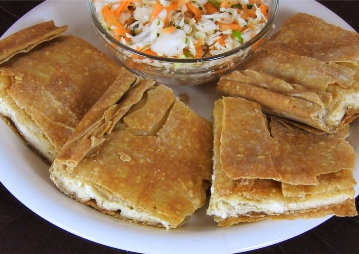 Classic Cheese Pie with Tahini & Whole Wheat Phyllo