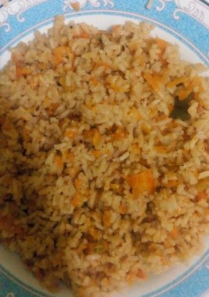 A picture of Carrot rice.