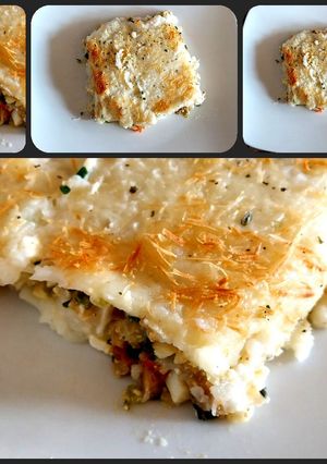 Una foto de Pastel de papas con seitán. 👨🍳👍