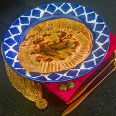 A picture of Delicious And Protein Packed Aloo Chana Paratha/ Stuffed Aloo Chana Paratha.