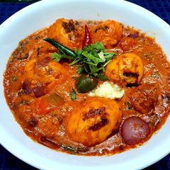 Tandoori Egg Tikka Masala A picture of Tandoori Egg Tikka Masala.