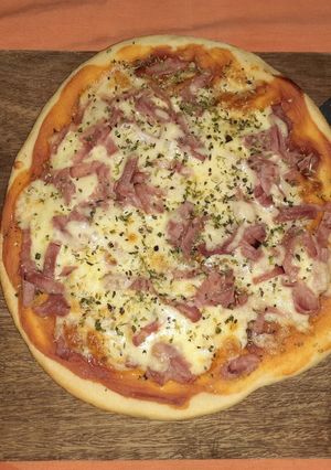 Una foto de Pizza a la piedra