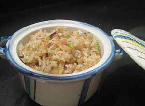 Hình của món Cơm ghẹ rau củ cho bé.