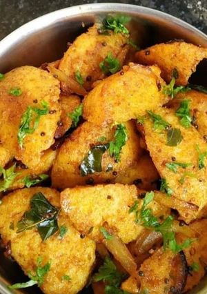 A picture of Fry idli.