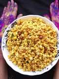 વઘારેલી જુવાર ની ઘાણી (tempered popped sorghum)