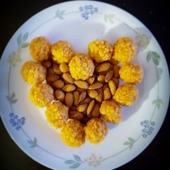 JAGGERY BOONDI LADDOS♥️ A picture of JAGGERY BOONDI LADDOS♥️.
