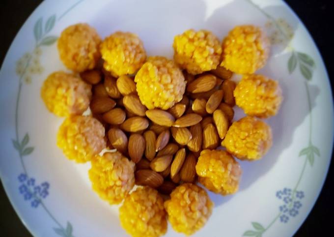 Recipe of Gordon Ramsay JAGGERY BOONDI LADDOS♥️