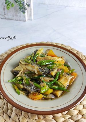 Foto resep 201. Tumis Ikan Asin Gabus Cabe Ijo